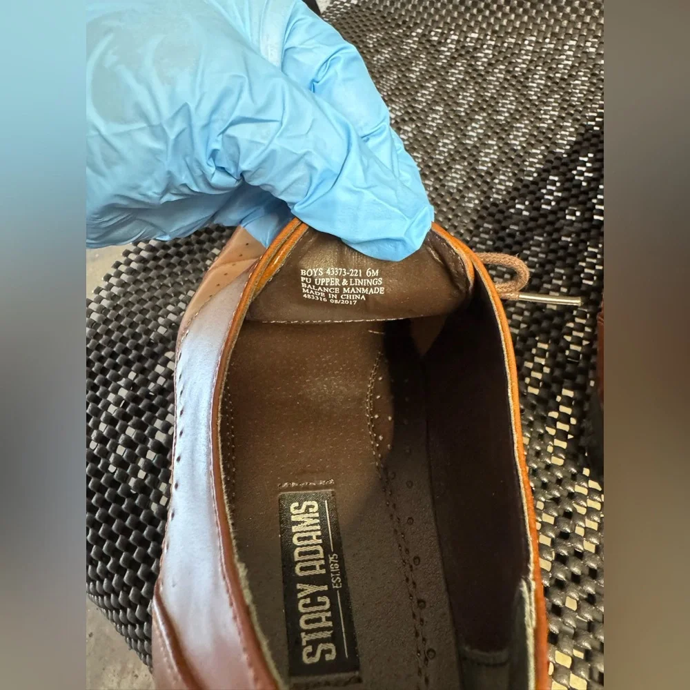 Stacy Adams Brown Kids Dress Shoes
